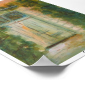 Tuingdeur door Kevin E. Slater Poster (Hoek)