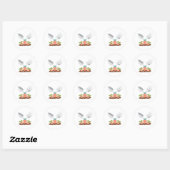 Tuingereedschap Ronde Sticker (Vel)