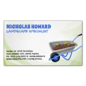 tuingereedschap | tuinarchitect magnetisch visitekaartje (Voorkant)