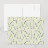 Tuingereedschappen Patroon Briefkaart (Voorkant / Achterkant)