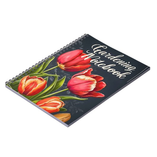 tuingitulpen notitieboek (Linkerzijde)