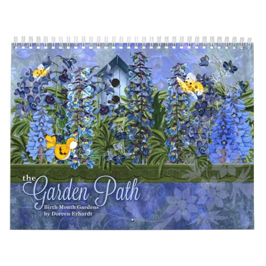 Tuingpad Floral 12 maanden Kalender (Hoes)