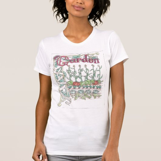 Tuingroenten T-shirt (Voorkant)