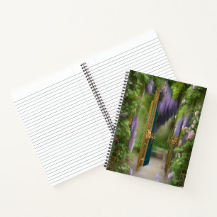 Tuinhek en Blauweregen Notitieboek