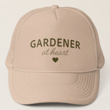 TUINIER IN HART - Donkergroene Trucker Hoed