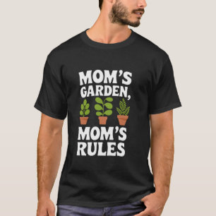Tuinier Moeder Tuinieren En Groene Duim Plant Lief T-shirt