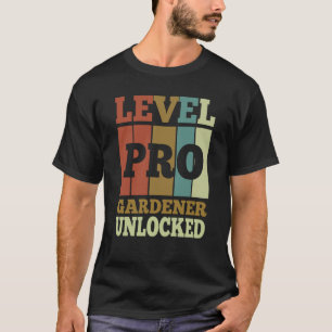 Tuinier Pro Ontgrendeld Vintage Stijl Uniek T-shirt
