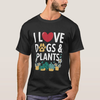 Tuinier Tuin Ik Hou Van Honden & Planten Tuinieren T-shirt