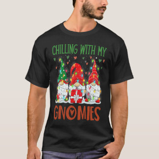Tuinieren 4\Chillen Met Mijn Gnomies Tuin Kerstmis T-shirt