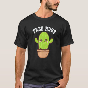 Tuinieren 4\Gratis Knuffels Cactus Cute Succulent T-shirt