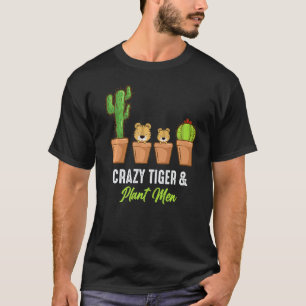 Tuinieren 4\Kraaie Tijger En Plant Moeder Succulen T-shirt