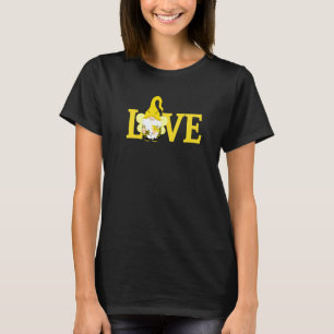Tuinieren 4\Liefde Cute Honey Bee Tuin Dwerg Liefd T-shirt