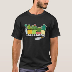 Tuinieren 4\Tuin Oma Grootmoeder Planten En T-shirt