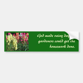 Tuinieren bumper sticker #1 Leeuwenbekken