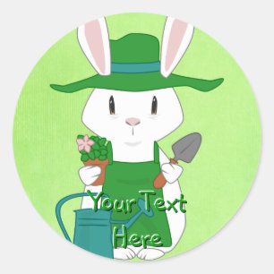 Tuinieren Bunny Stickers