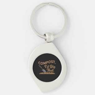 Tuinieren Compost Gardener Gift Sleutelhanger