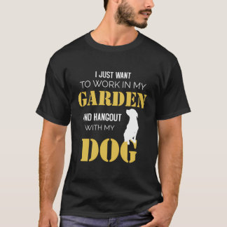 Tuinieren Grappige Tuin En Hondencadeau - Vrouwen  T-shirt