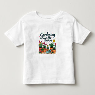 Tuinieren Is Mijn Therapie Tuinierder Tuinieren Pl Kinder Shirts