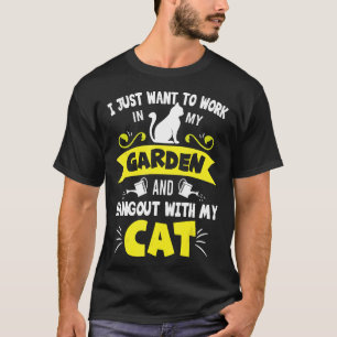 Tuinieren Kat  Boerderij Mijn favoriet is tuin en  T-shirt