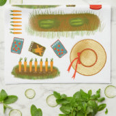 Tuinieren Love Handdoek (Gevouwen)