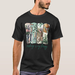 Tuinieren Plant Dame Penseelstreek Tuinieren Is Mi T-shirt
