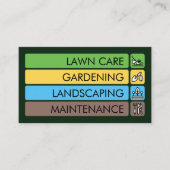 Tuinieren Services - Clean Minimal Bold Visitekaartje (Voorkant)