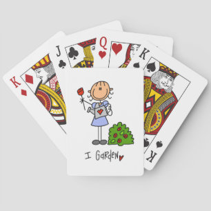 Tuinieren Stokfiguur Speelkaarten