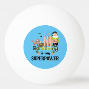 Tuinieren Superpower, Schattigee tuinman Pingpongballen