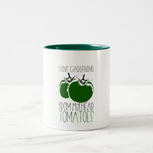 Tuinieren Tomaten Tweekleurige Koffiemok
