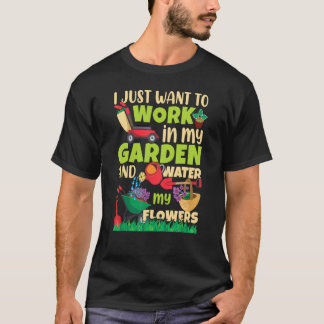 Tuinieren Tuin Plant Bloem T-shirt