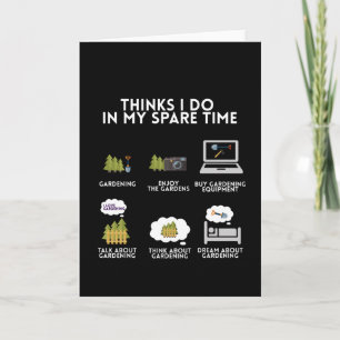 Tuinieren Tuinier FLowers planten grappig Kaart