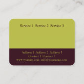 TUINIEREN - VISITEKAARTJE (Achterkant)