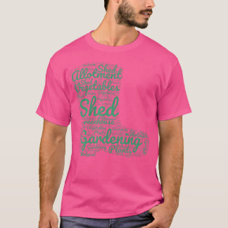 Tuinieren Woordwolk Volkstuin Tuinier Tuinieren T-shirt