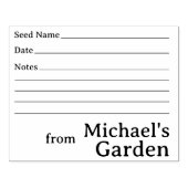 Tuinieren Zaad Bewaren  Rubberstempel (Afrduk)