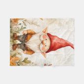 Tuinkabouter Fleece Deken (Voorkant (Horizontaal))