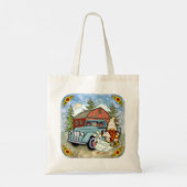 Tuinkabouter Tote Bag (Achterkant)