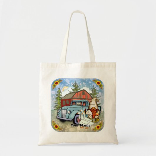 Tuinkabouter Tote Bag (Voorkant)