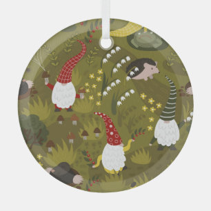 Tuinkabouters: Humoristische Flora Fauna. Glas Ornament