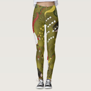 Tuinkabouters: Humoristische Flora Fauna. Leggings