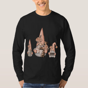 Tuinkabouters met Floral Leopard Cross Egg Rabbit T-shirt