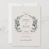 tuinkam | eierschaal | Huwelijksuitnodiging Kaart (Voorkant)