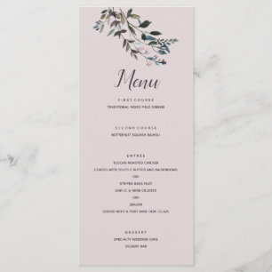 tuinkam Mauve Paarse Bloemen Bruiloft Script Menu
