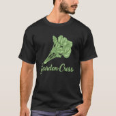 Tuinkers Kleding Eetbare Kruiden Liefhebber Pullov T-shirt (Voorkant)