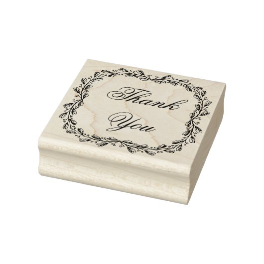 Tuinkrans Dank u Rubberstempel (Stempel)