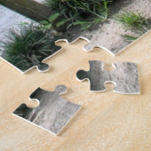 Tuinlandschap Japanse brugstroombomen Legpuzzel (Zijkant)