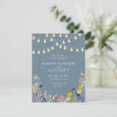 Tuinlichten en Wildbloemen Save The Date (Staand voorkant)