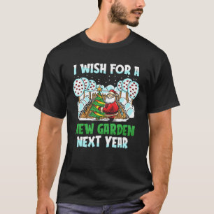 Tuinman Kerstman Tuin Bloemen Planten Tuinieren Ch T-shirt
