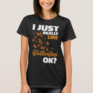 Tuinman Monarch Bloemen Planten Tuinieren Vlinders T-shirt
