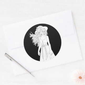 Tuinman Ronde Sticker