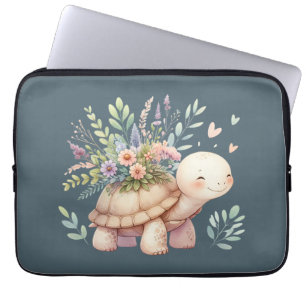 Tuinmanierturtle Aquarel Laptop Sleeve